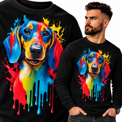 LONGSLEEVE ZWIERZĘTA   COLORDOG